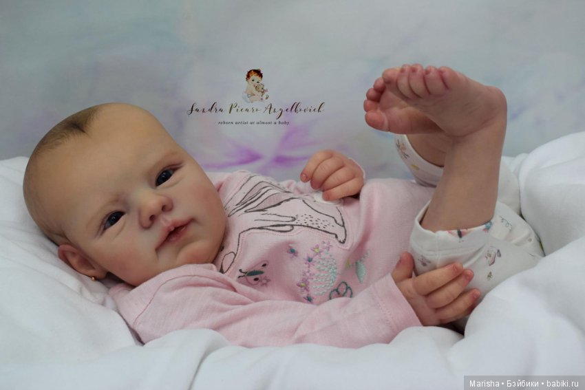 Малышка реборн Blair, скульптор Bonnie Sieben (фото 3)