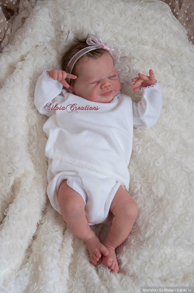 Малышка реборн из молда Joy от Silvia Ezquerra, скульптор Adrie Stoete