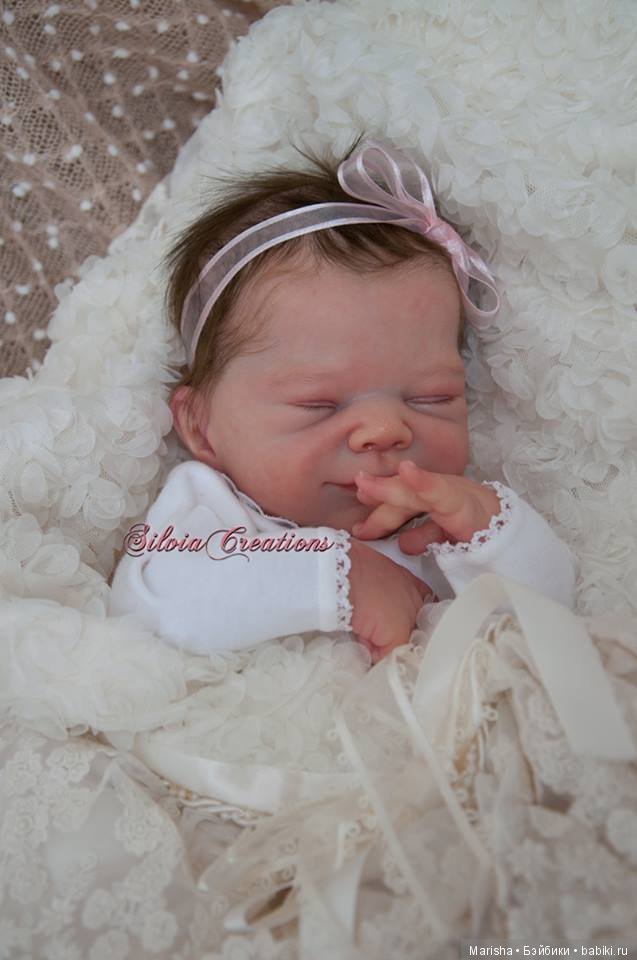 Малышка реборн из молда Joy от Silvia Ezquerra, скульптор Adrie Stoete (фото 6)