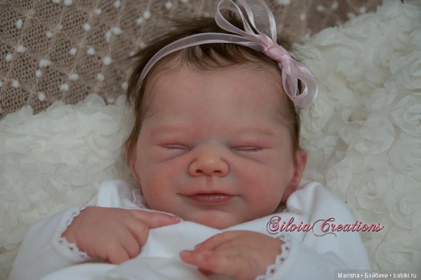 Малышка реборн из молда Joy от Silvia Ezquerra, скульптор Adrie Stoete (фото 4)