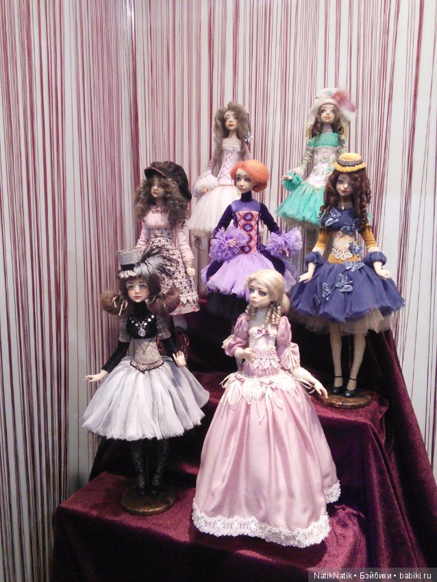 Стильная кукла XV . Юбилейная. Выставка кукол часть 2