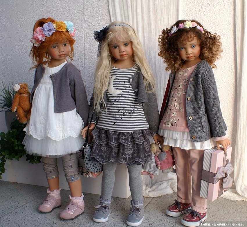 Angela Sutter. Группы кукол-девочек (фото 10)