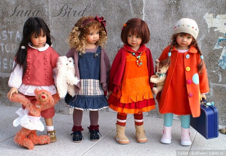 Angela Sutter. Группы кукол-девочек