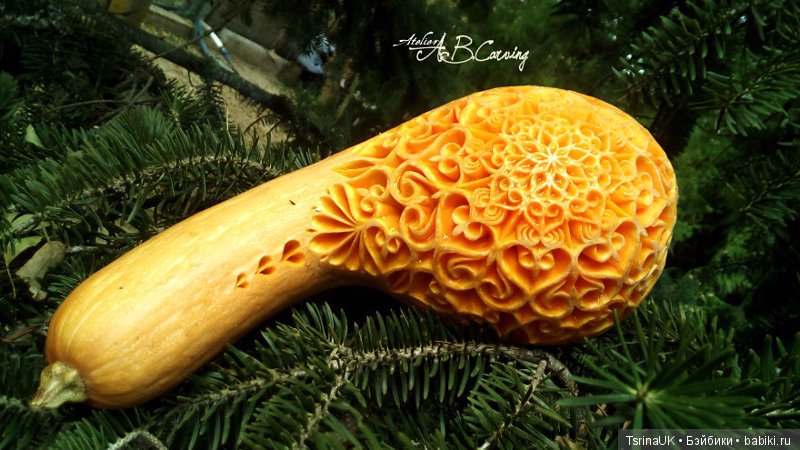 Резьба по тыкве - оригинальные идеи (фото 3)