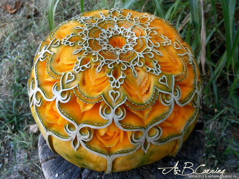 Резьба по тыкве - оригинальные идеи
