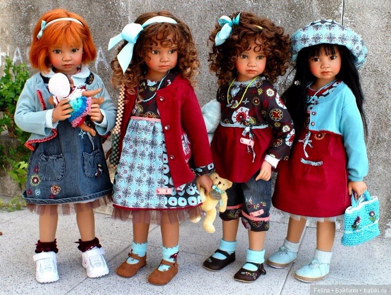 Angela Sutter. Группы кукол-девочек (фото 5)