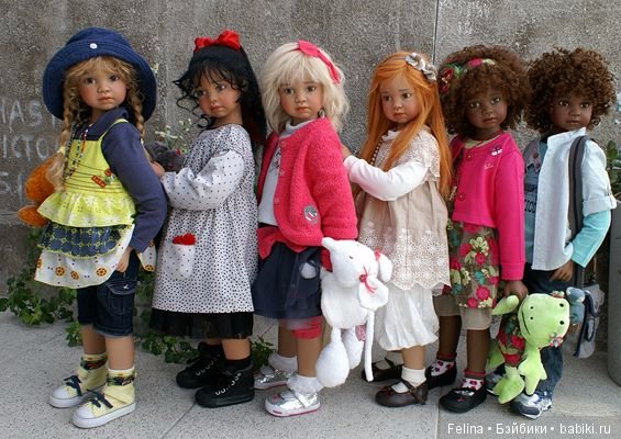 Angela Sutter. Группы кукол-девочек