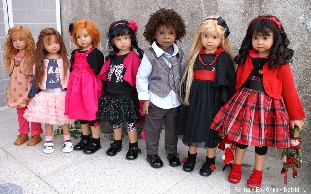 Angela Sutter. Группы кукол-девочек