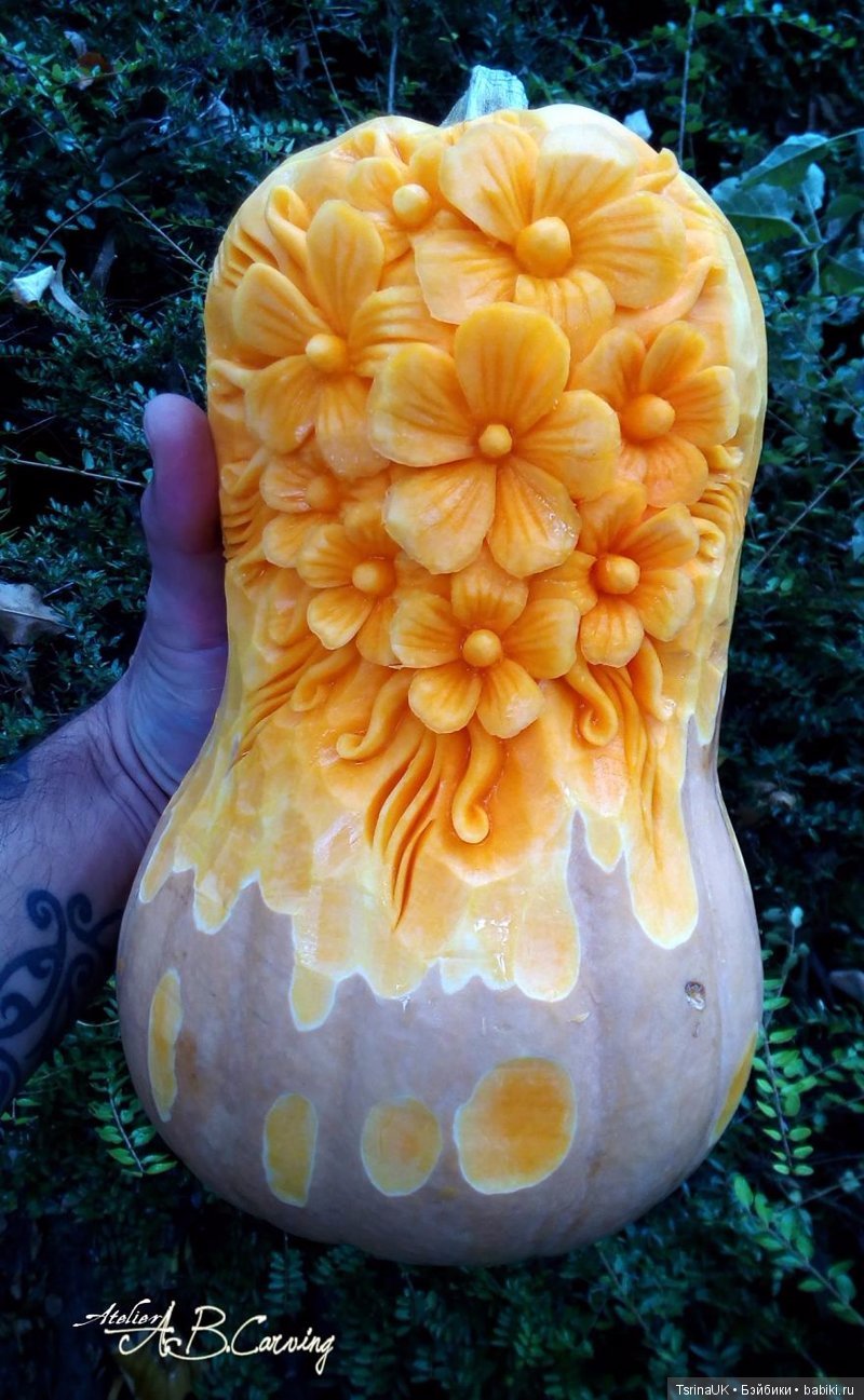 Резьба по тыкве - оригинальные идеи