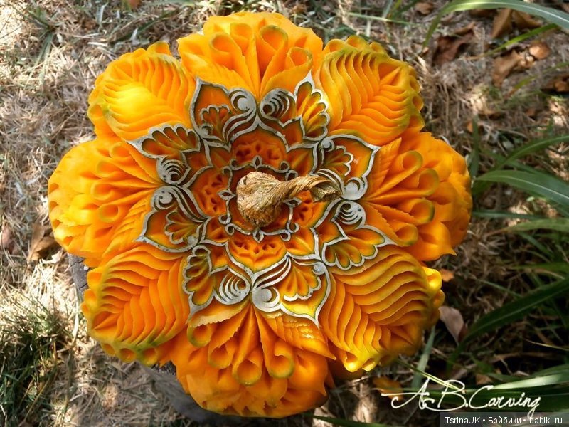 Резьба по тыкве - оригинальные идеи