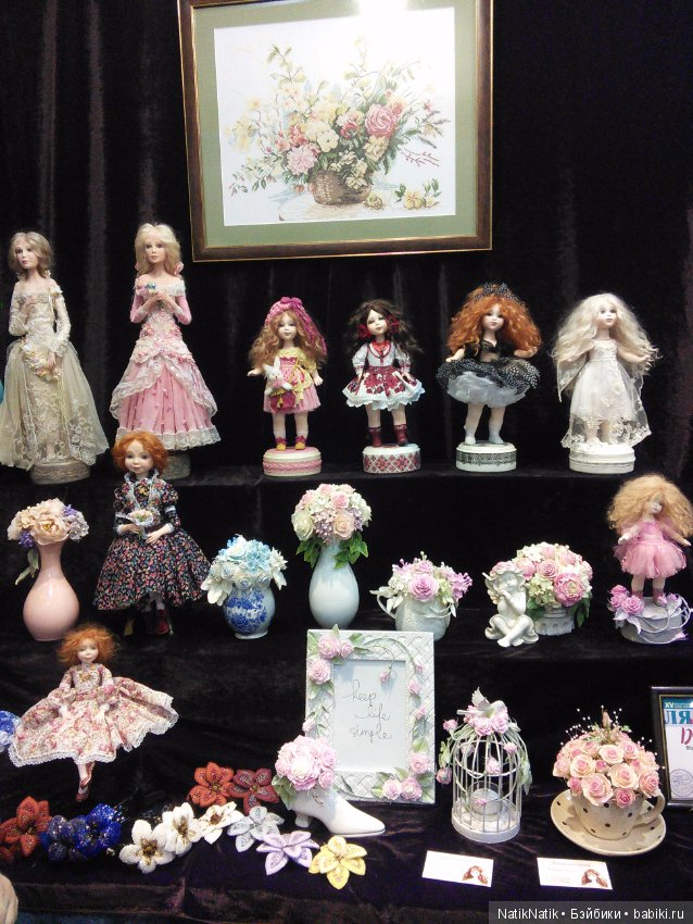 Стильная кукла XV . Юбилейная. Выставка кукол часть 2