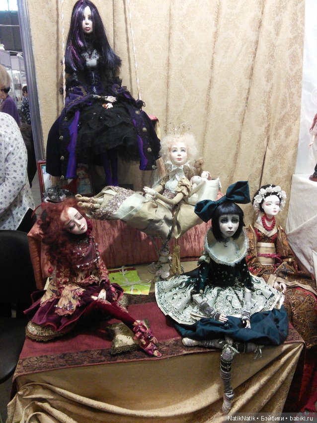 Стильная кукла XV . Юбилейная. Выставка кукол.часть 3