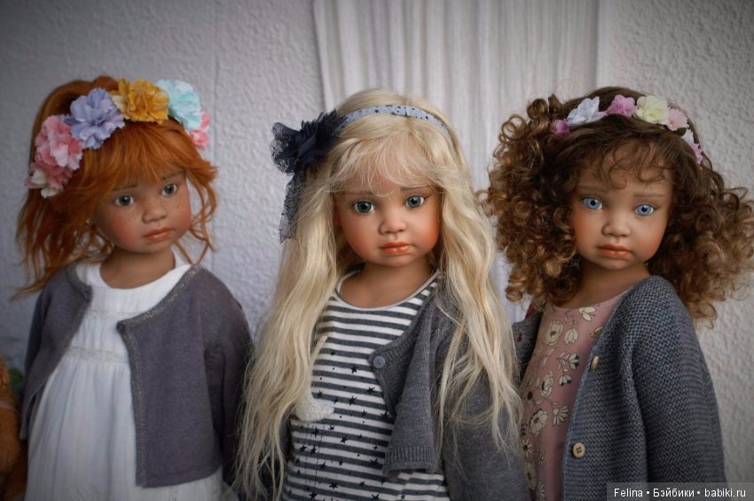 Angela Sutter. Группы кукол-девочек
