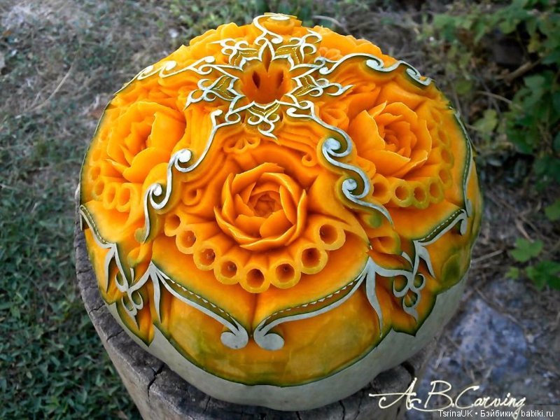 Резьба по тыкве - оригинальные идеи