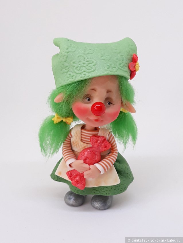 Лесные эльфики из полимерной глины (фото 7)