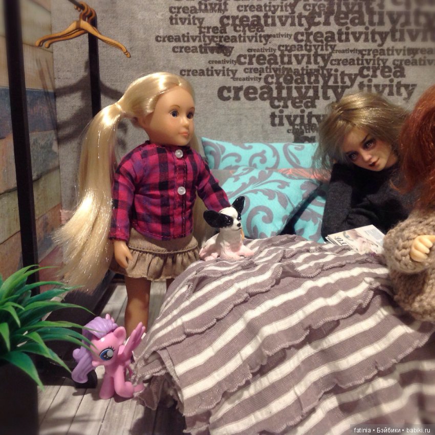 Румбокс 1:6/1:8 Маленькая комната с большим окном