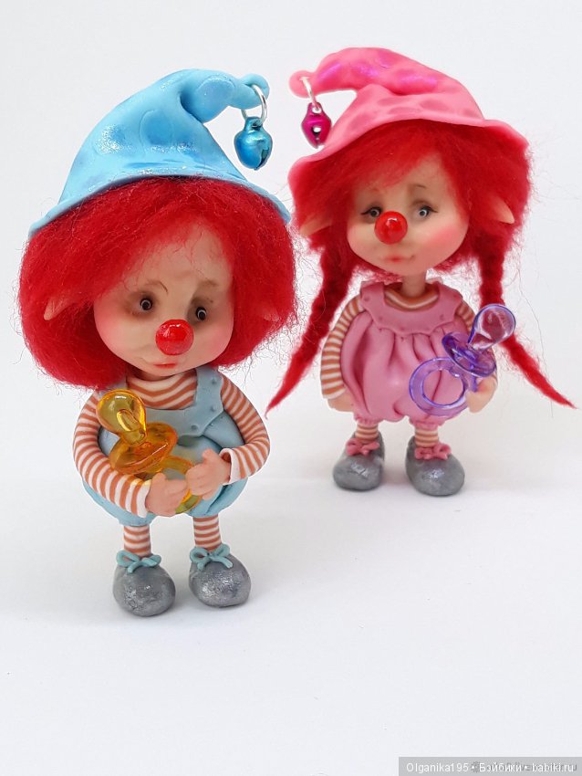 Лесные эльфики из полимерной глины (фото 3)