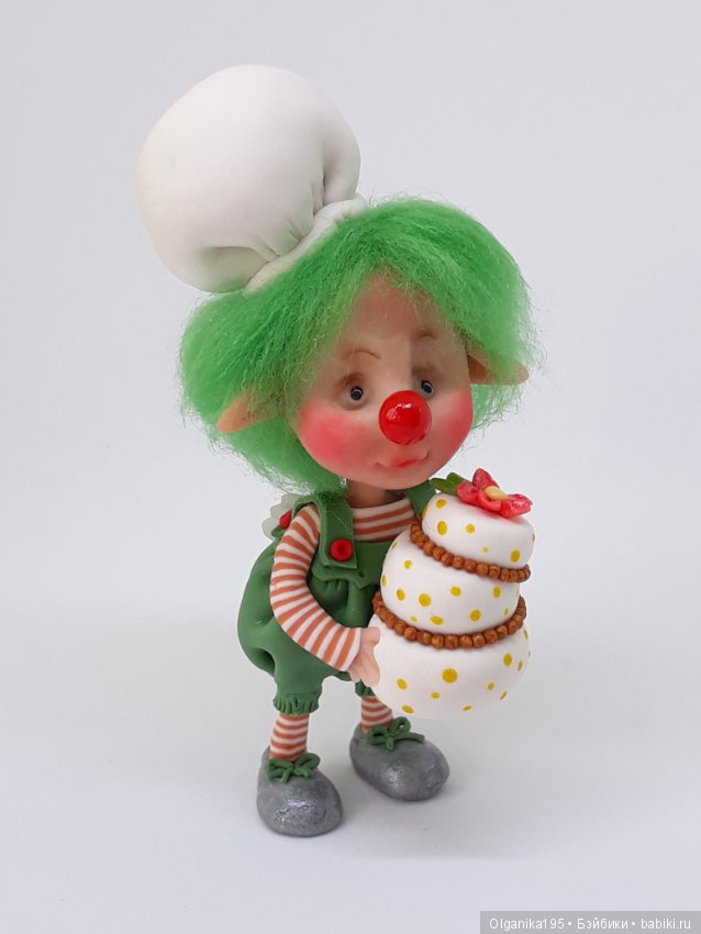 Лесные эльфики из полимерной глины (фото 6)