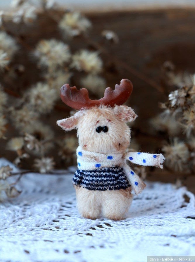 Выкройка игрушки - лосенок