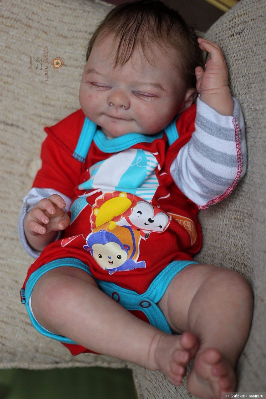 Малыш реборн Альфонс, Alfons скульптора Petra Lechner (фото 5)