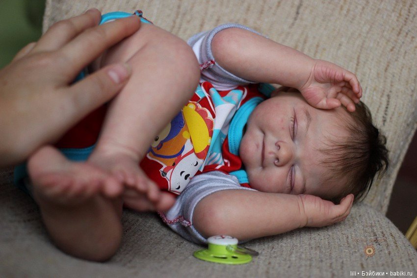 Малыш реборн Альфонс, Alfons скульптора Petra Lechner (фото 9)