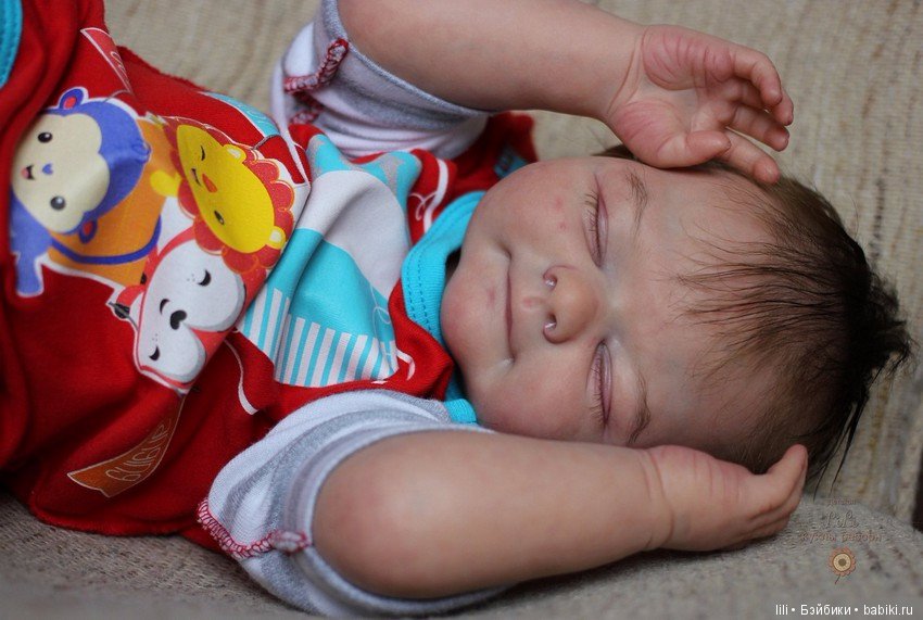 Малыш реборн Альфонс, Alfons скульптора Petra Lechner (фото 6)