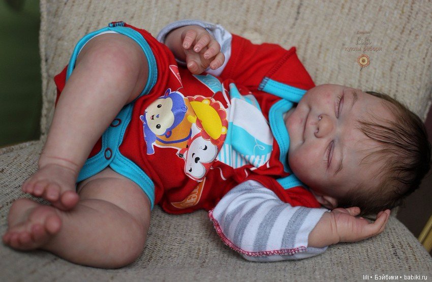 Малыш реборн Альфонс, Alfons скульптора Petra Lechner (фото 4)