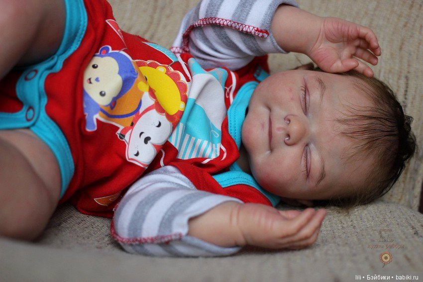 Малыш реборн Альфонс, Alfons скульптора Petra Lechner (фото 3)