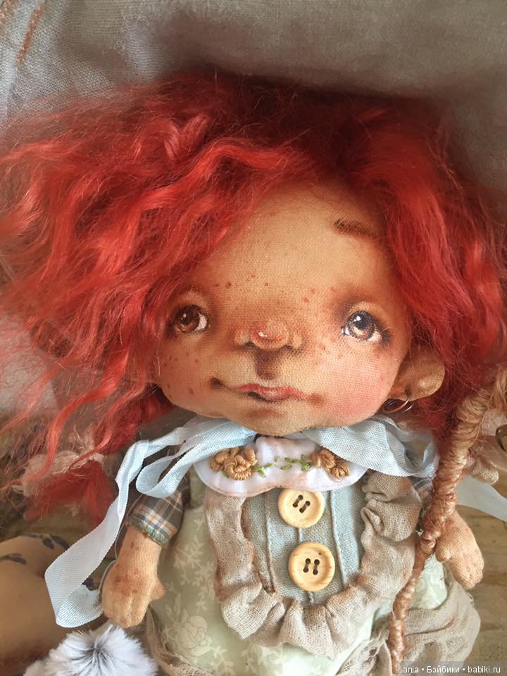Текстильные куколки Олены Вербець