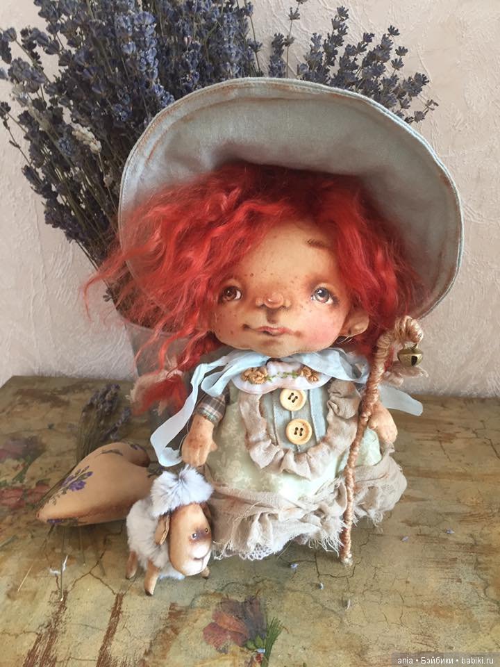 Текстильные куколки Олены Вербець