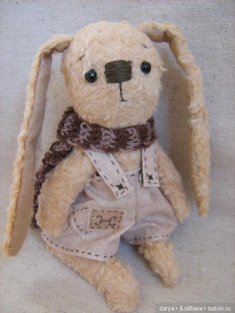 Зайка Хасю с выкройкой — Выкройка зайца и кролика: Тильда