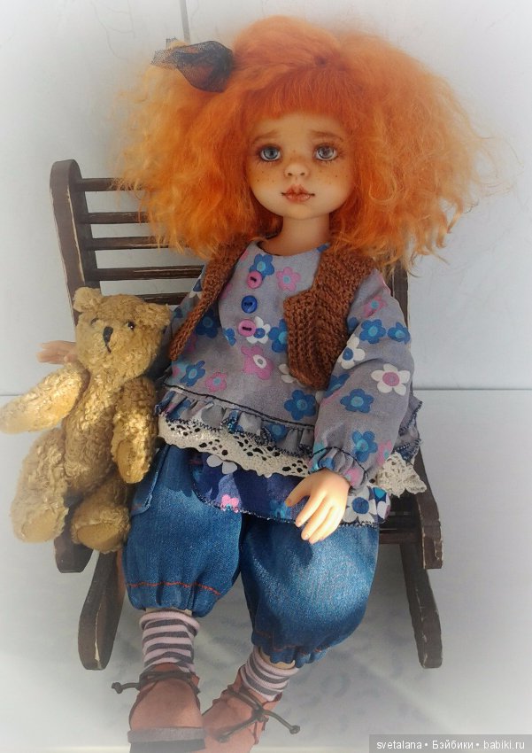 Варенька.Варюша.ООАК куклы от Паола Рейна