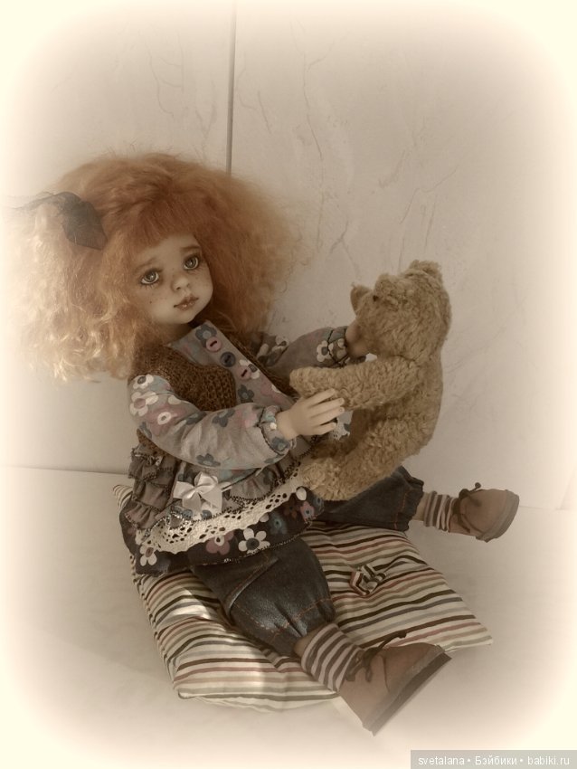 Варенька.Варюша.ООАК куклы от Паола Рейна