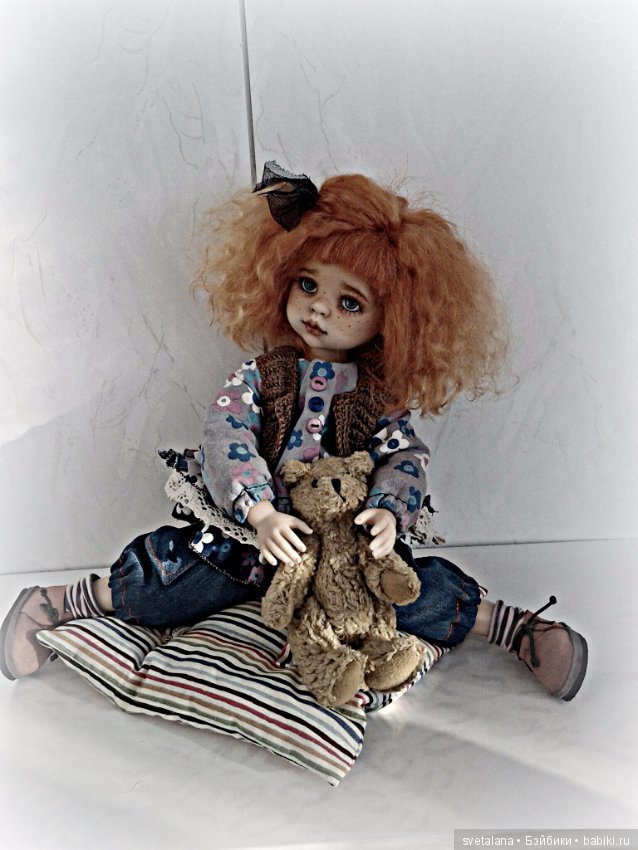 Варенька.Варюша.ООАК куклы от Паола Рейна