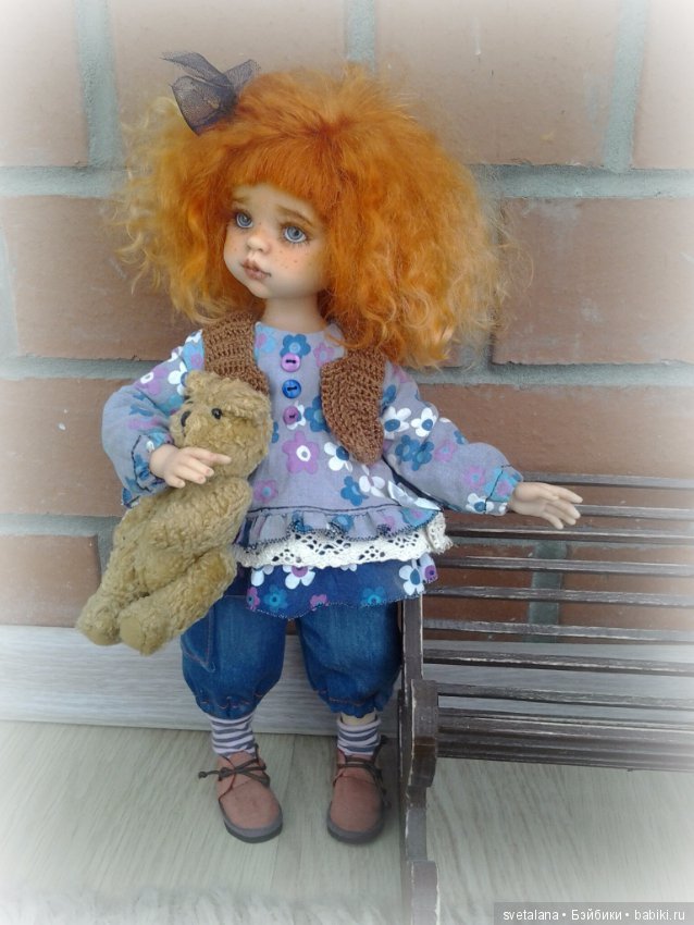 Варенька.Варюша.ООАК куклы от Паола Рейна (фото 5)