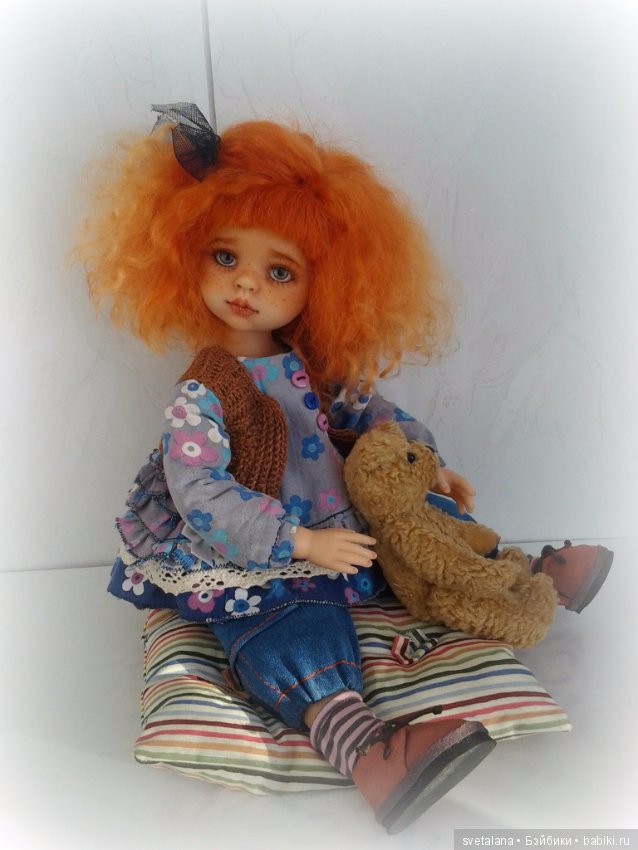 Варенька.Варюша.ООАК куклы от Паола Рейна