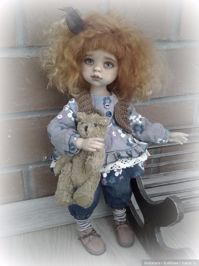Варенька.Варюша.ООАК куклы от Паола Рейна