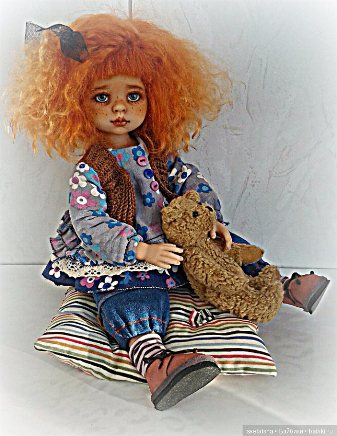 Варенька.Варюша.ООАК куклы от Паола Рейна