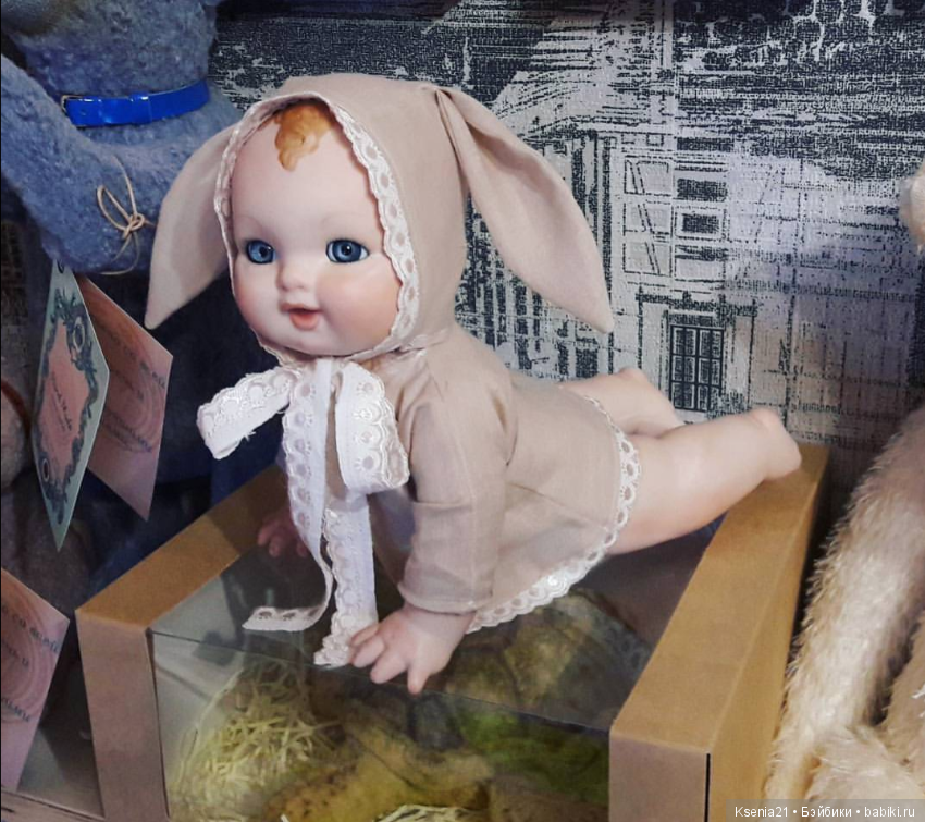Фарфоровый малыш Зайка — Домашние фото авторских кукол: личные коллекции (фото 3)