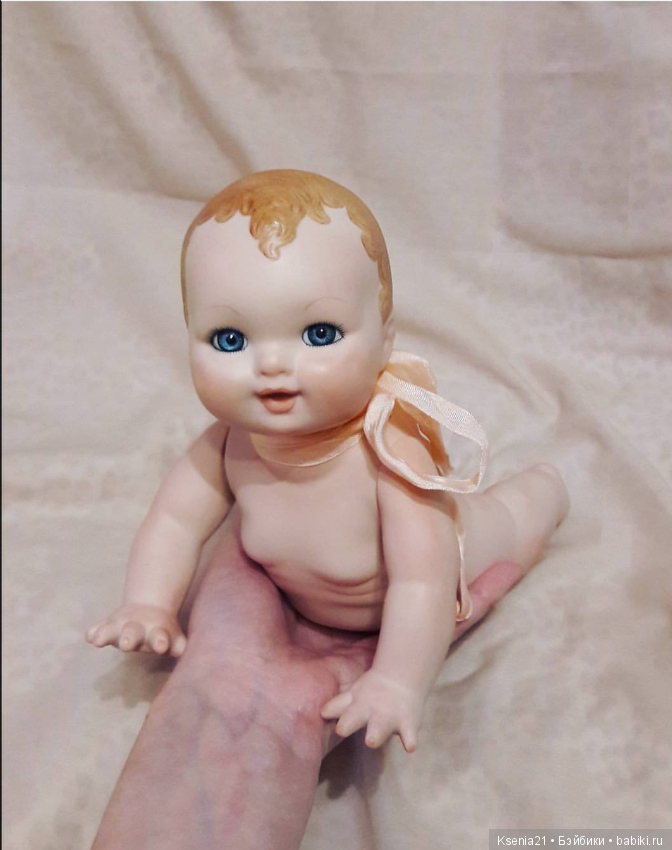 Фарфоровый малыш Зайка — Домашние фото авторских кукол: личные коллекции