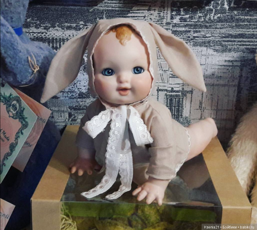 Фарфоровый малыш Зайка — Домашние фото авторских кукол: личные коллекции (фото 4)