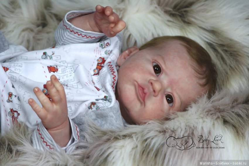 Малыш реборн Heron от скульптора A.K. Katigava, мастер прототипа Lilia Ziems (фото 5)