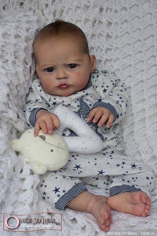 2 малыша реборн Heron от скульптора A.K. Katigava (фото 4)