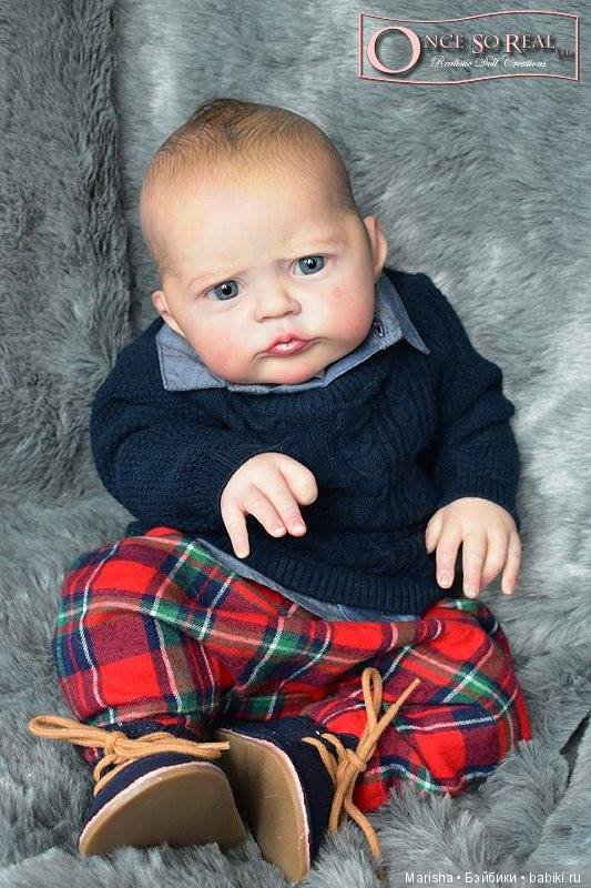 2 малыша реборн Heron от скульптора A.K. Katigava (фото 3)