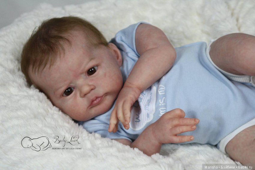 Малыш реборн Heron от скульптора A.K. Katigava, мастер прототипа Lilia Ziems (фото 7)