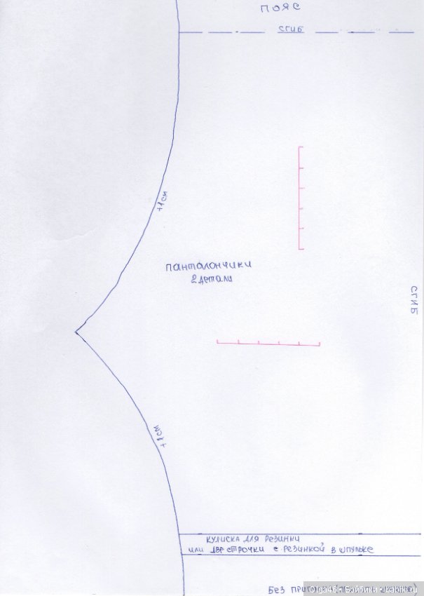 Маленькое преображение + выкройки+выкройка панталончиков