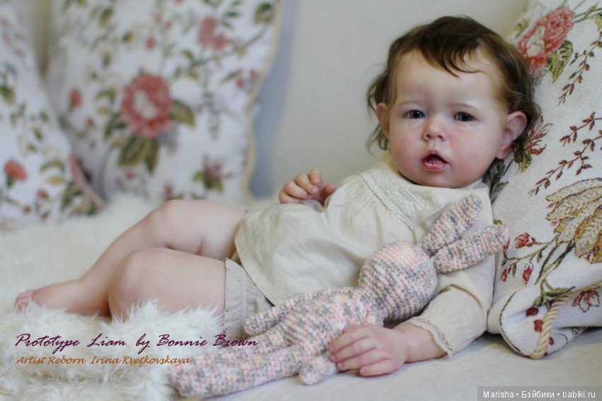 Малыш реборн Liam, скульптор Bonnie Brown. Автор прототипа Ирина Кветковская (фото 8)