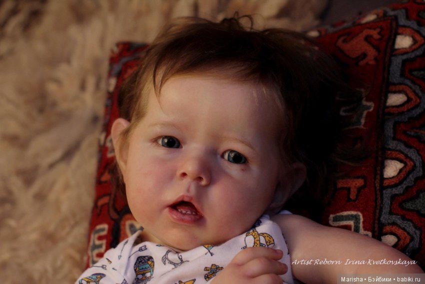 Малыш реборн Liam, скульптор Bonnie Brown. Автор прототипа Ирина Кветковская (фото 2)