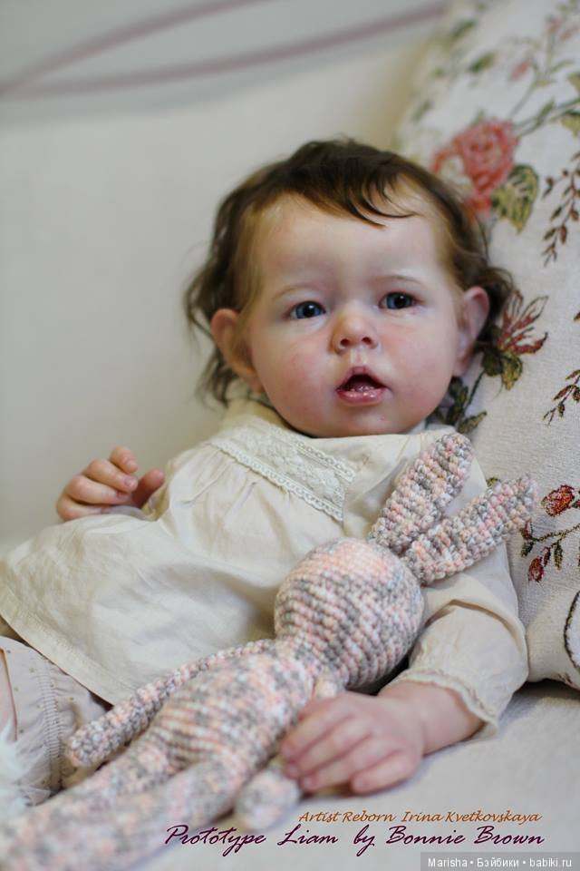 Малыш реборн Liam, скульптор Bonnie Brown. Автор прототипа Ирина Кветковская