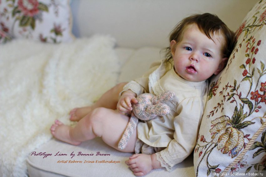Малыш реборн Liam, скульптор Bonnie Brown. Автор прототипа Ирина Кветковская (фото 10)
